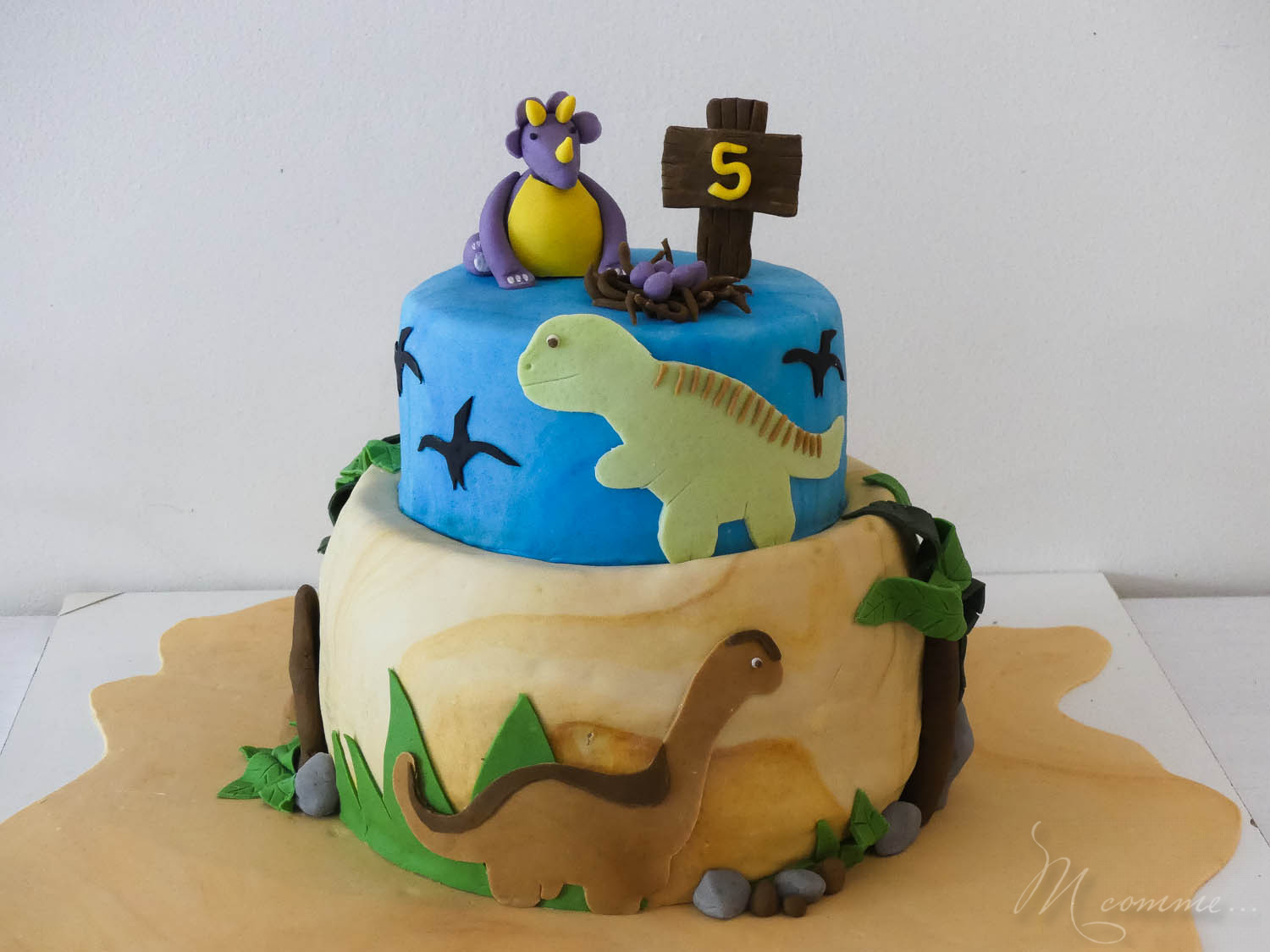 gâteau dinosaure