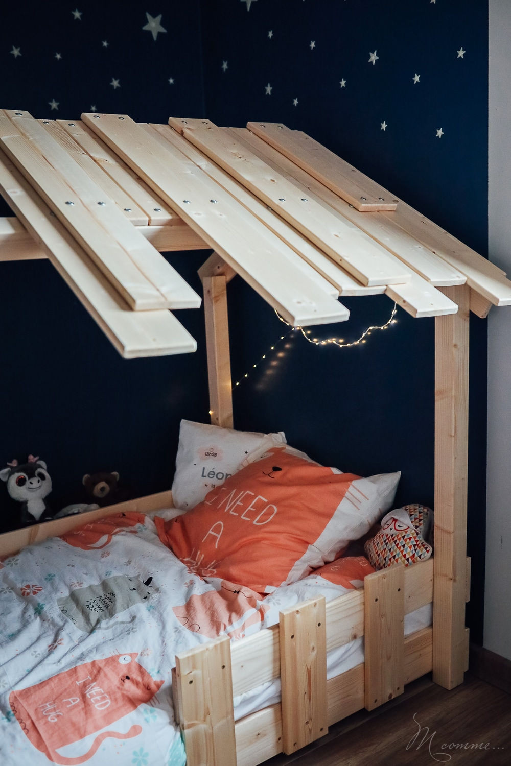 lit cabane montessori en bois