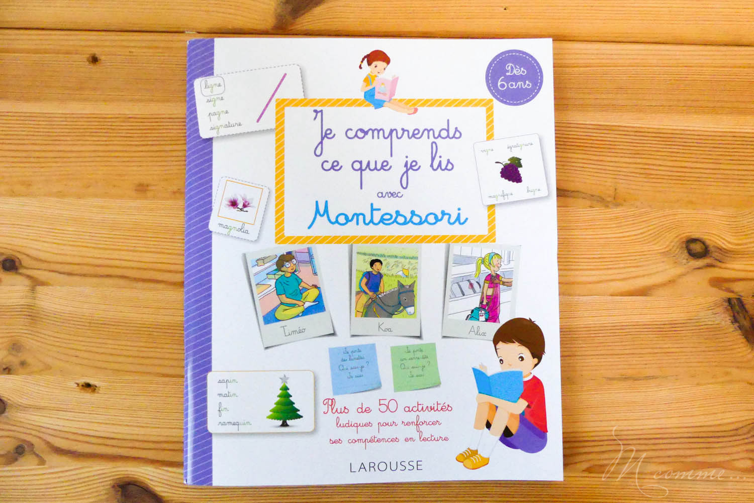 Apprendre à lire avec cahier d'activités Montessori Larousse