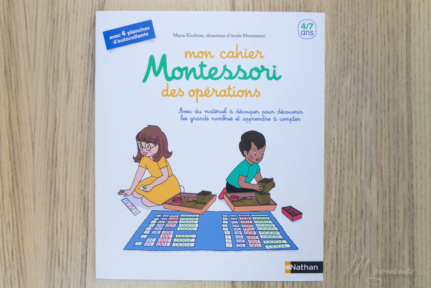 cahier Montessori de mathématiques